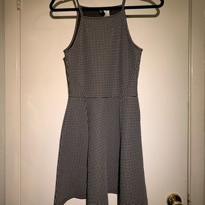 Black & White A-Line Dress